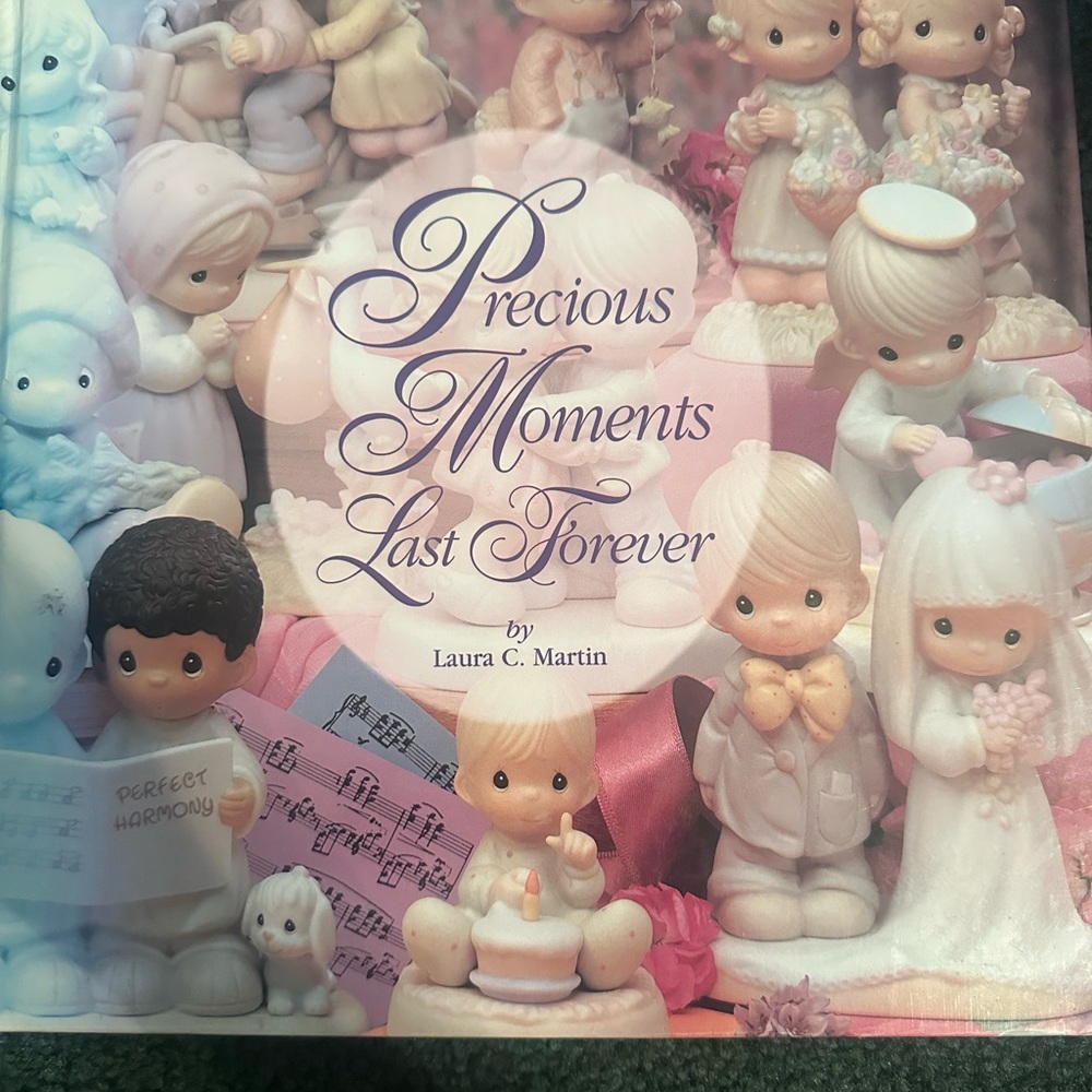 Precious Moments Last Forever Book - Pink and White